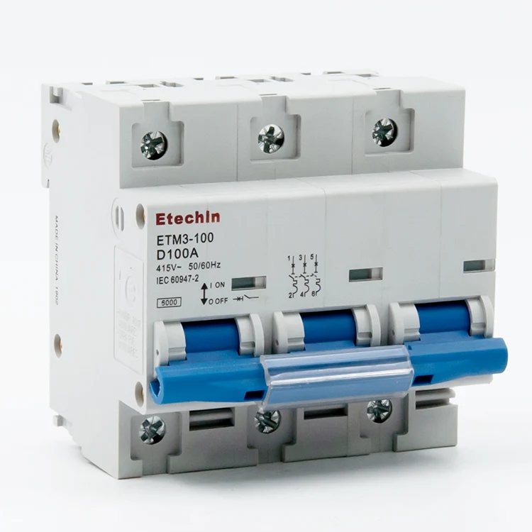 ETM3-100 Miniature Circuit Breaker MCB Etechin