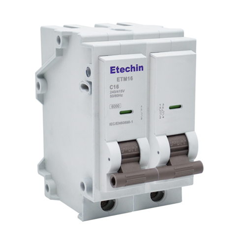 MCB Plug in 6KA/10KA ETM16 brown
