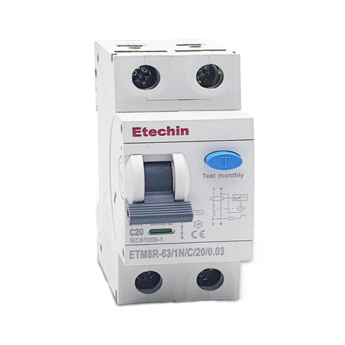 ETM8RF-63 Residual Current Operated Circuit Breaker(RCBO)Etechin