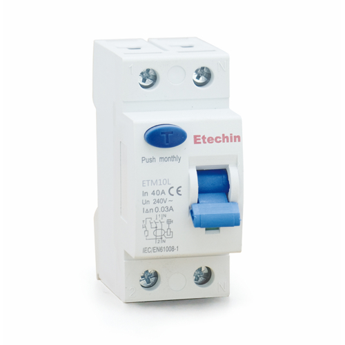 ETM10L Residual Current Circuit Breaker RCCB Etechin